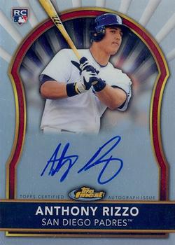 2011 Finest - Rookie Autographs Refractors #97 Anthony Rizzo Front