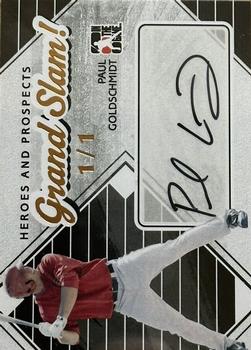 2011 In The Game Heroes & Prospects - Grand Slam Autographs #GS-PG Paul Goldschmidt Front