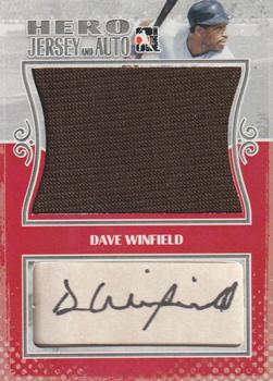 2011 In The Game Heroes & Prospects - Heroes Jersey Autographs Silver #HJA-DW Dave Winfield Front