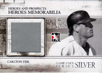 2011 In The Game Heroes & Prospects - Heroes Jerseys Silver #HM-21 Carlton Fisk Front
