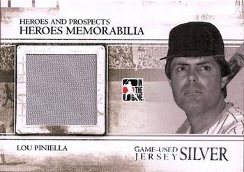 2011 In The Game Heroes & Prospects - Heroes Jerseys Silver #HM-22 Lou Piniella Front