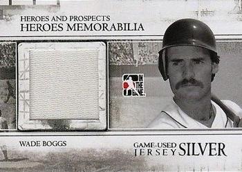 2011 In The Game Heroes & Prospects - Heroes Jerseys Silver #HM-09 Wade Boggs Front