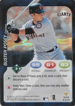 2011 Topps Attax - Foil #36 Buster Posey Front
