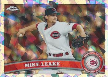 2011 Topps Chrome - Atomic Refractors #37 Mike Leake Front