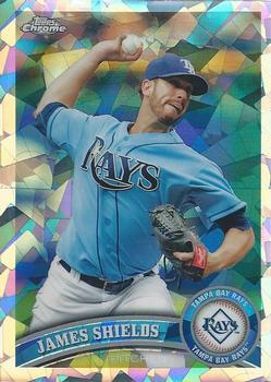 2011 Topps Chrome - Atomic Refractors #73 James Shields Front