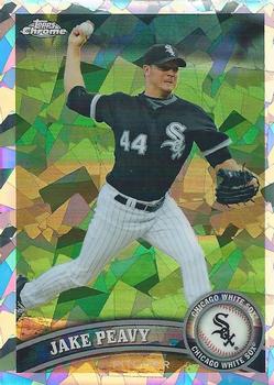 2011 Topps Chrome - Atomic Refractors #92 Jake Peavy Front
