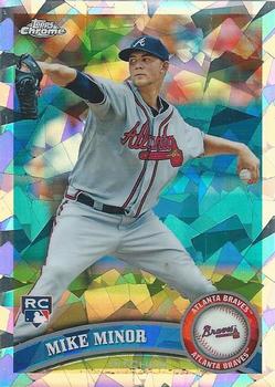 2011 Topps Chrome - Atomic Refractors #217 Mike Minor Front