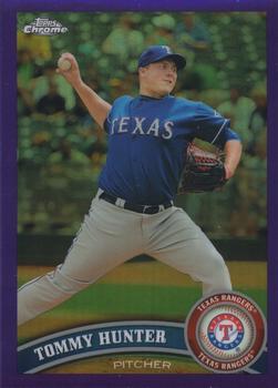 2011 Topps Chrome - Purple Refractors #31 Tommy Hunter Front