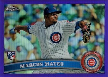 2011 Topps Chrome - Purple Refractors #179 Marcos Mateo Front