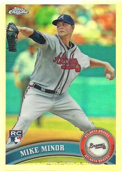 2011 Topps Chrome - Refractors #217 Mike Minor Front
