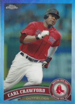 2011 Topps Chrome - Refractors #3 Carl Crawford Front