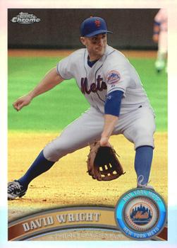 2011 Topps Chrome - Refractors #5 David Wright Front