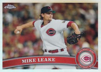 2011 Topps Chrome - Refractors #37 Mike Leake Front