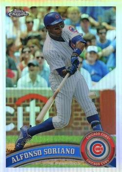 2011 Topps Chrome - Refractors #91 Alfonso Soriano Front