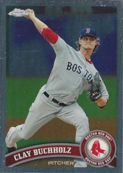 2011 Topps Chrome - Refractors #116 Clay Buchholz Front