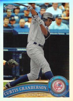 2011 Topps Chrome - Refractors #158 Curtis Granderson Front