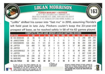 2011 Topps Chrome - Refractors #163 Logan Morrison Back