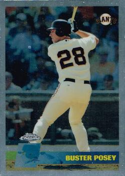 2011 Topps Chrome - Vintage Chrome #VC1 Buster Posey Front