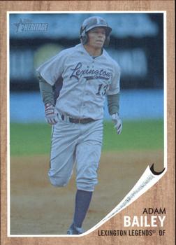 2011 Topps Heritage Minor League - Blue Tint #47 Adam Bailey Front