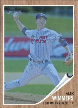 2011 Topps Heritage Minor League - Blue Tint #48 Alex Wimmers Front