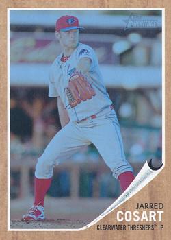 2011 Topps Heritage Minor League - Blue Tint #89 Jarred Cosart Front
