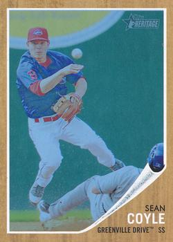 2011 Topps Heritage Minor League - Blue Tint #91 Sean Coyle Front