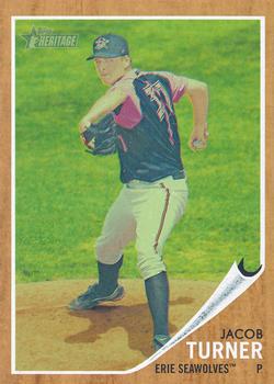2011 Topps Heritage Minor League - Green Tint #45 Jacob Turner Front
