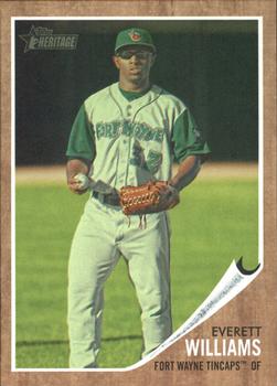 2011 Topps Heritage Minor League - Green Tint #149 Everett Williams Front
