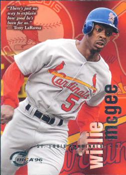 1996 Circa #180 Willie McGee Front