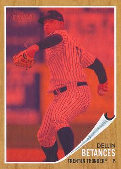 2011 Topps Heritage Minor League - Red Tint #5 Dellin Betances Front