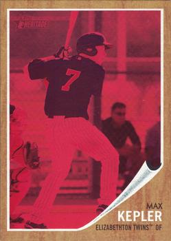 2011 Topps Heritage Minor League - Red Tint #144 Max Kepler Front