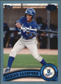 2011 Topps Pro Debut - Blue #30 Darian Sandford Front
