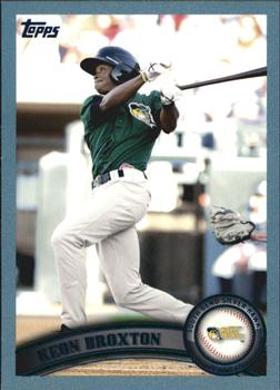 2011 Topps Pro Debut - Blue #88 Keon Broxton Front