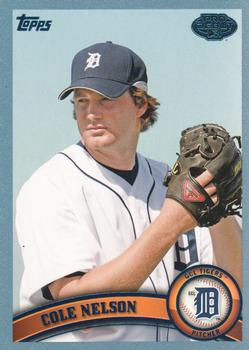2011 Topps Pro Debut - Blue #95 Cole Nelson Front
