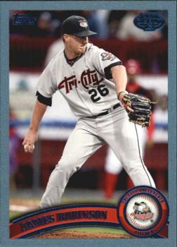 2011 Topps Pro Debut - Blue #108 James Robinson Front