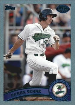 2011 Topps Pro Debut - Blue #125 Aaron Senne Front