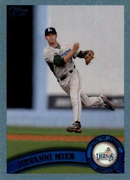 2011 Topps Pro Debut - Blue #156 Jiovanni Mier Front