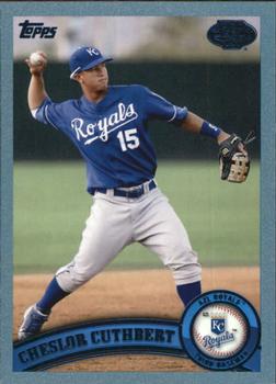 2011 Topps Pro Debut - Blue #194 Cheslor Cuthbert Front