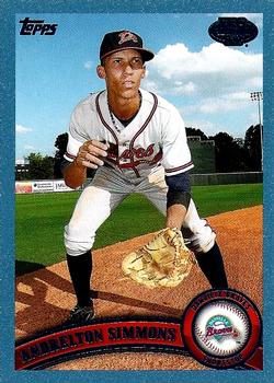 2011 Topps Pro Debut - Blue #207 Andrelton Simmons Front