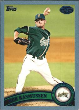 2011 Topps Pro Debut - Blue #229 Rob Rasmussen Front