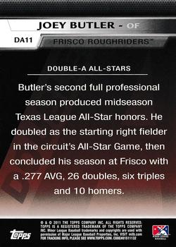 2011 Topps Pro Debut - Double-A All Stars #DA11 Joey Butler Back
