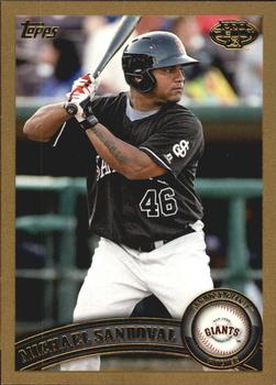 2011 Topps Pro Debut - Gold #59 Michael Sandoval Front