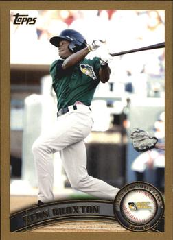 2011 Topps Pro Debut - Gold #88 Keon Broxton Front
