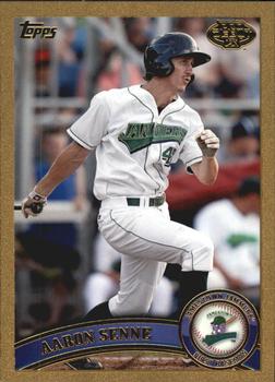 2011 Topps Pro Debut - Gold #125 Aaron Senne Front
