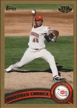 2011 Topps Pro Debut - Gold #299 Jonathan Correa Front