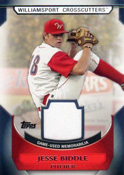 2011 Topps Pro Debut - Materials #MM-JB Jesse Biddle Front