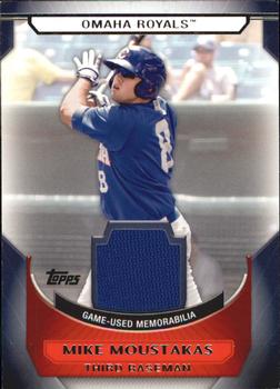 2011 Topps Pro Debut - Materials #MM-MM Mike Moustakas Front