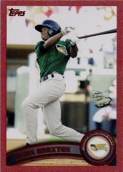 2011 Topps Pro Debut - Red #88 Keon Broxton Front