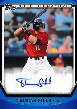 2011 Topps Pro Debut - Solo Signatures #SSA-TF Thomas Field Front