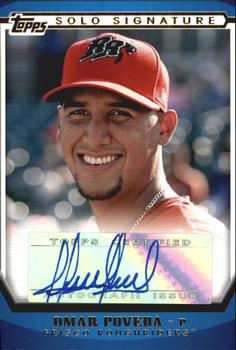 2011 Topps Pro Debut - Solo Signatures Gold #SSA-OP Omar Poveda Front